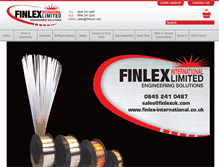 Tablet Screenshot of finlex-international.co.uk